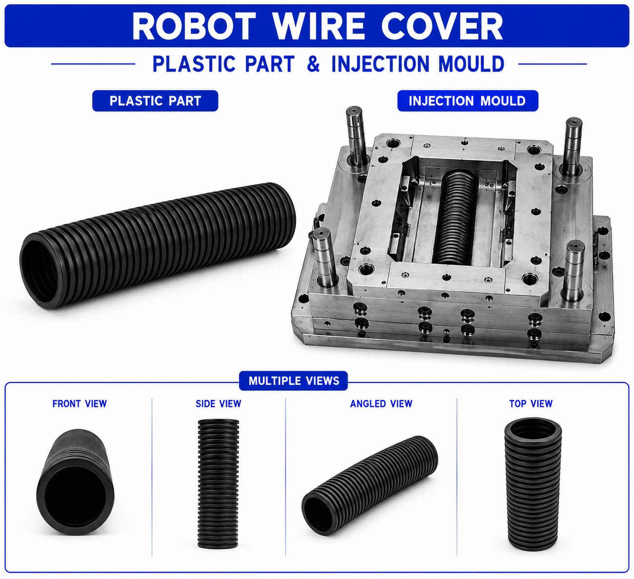 Robot Plastic Wire Cover Mould and Moulding Services